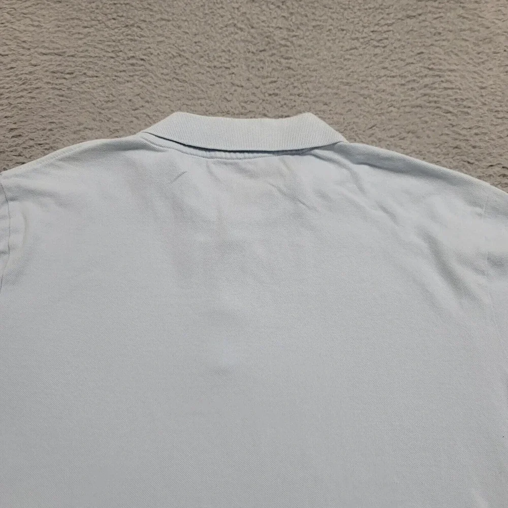 Banana Republic Shirt Mens Large‎ Blue Short Sleeve Pocket Classic Preppy Polo